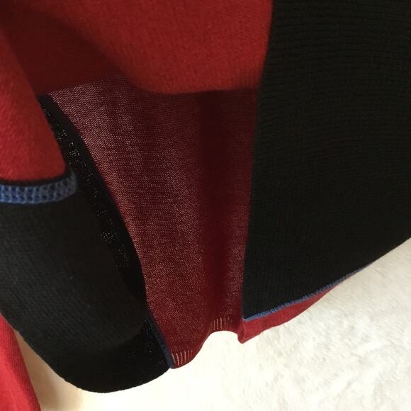 Armani Exchange Red Color-blocked Sweater - Picture 6 of 11